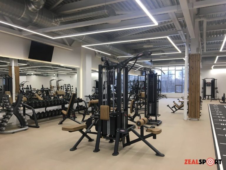 готовый проект тренажерного зала 1000 кв.м Мультистанция Panatta Fit EVO в фитнес клубе Море Парк г.Киров