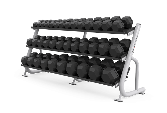 Matrix Magnum Трехуровневая плоская подставка под гантели MG-A688
