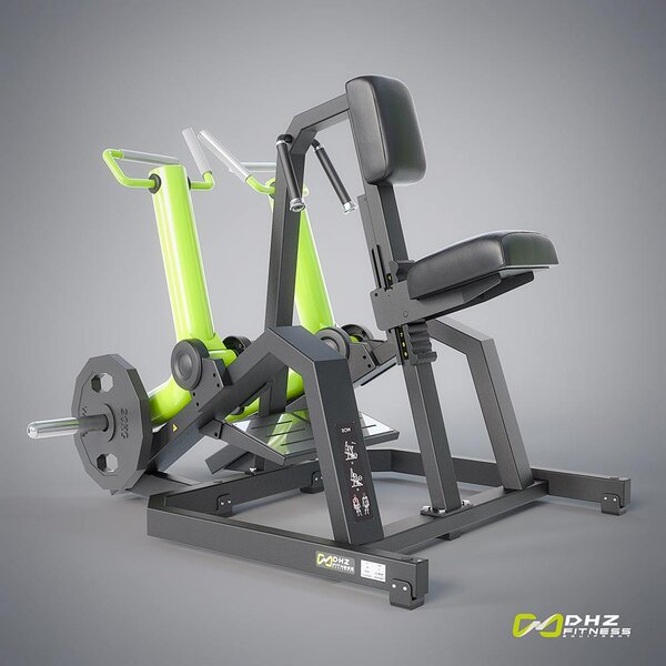 Нагружаемые дисками dhz fitness тяга гребная с упором в грудь