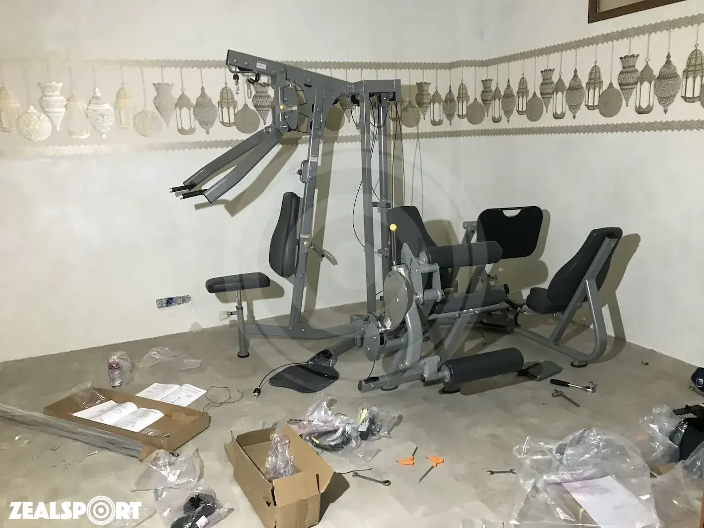 СПОРТЗАЛ В ЧАСТНОМ ДОМЕ 26м²