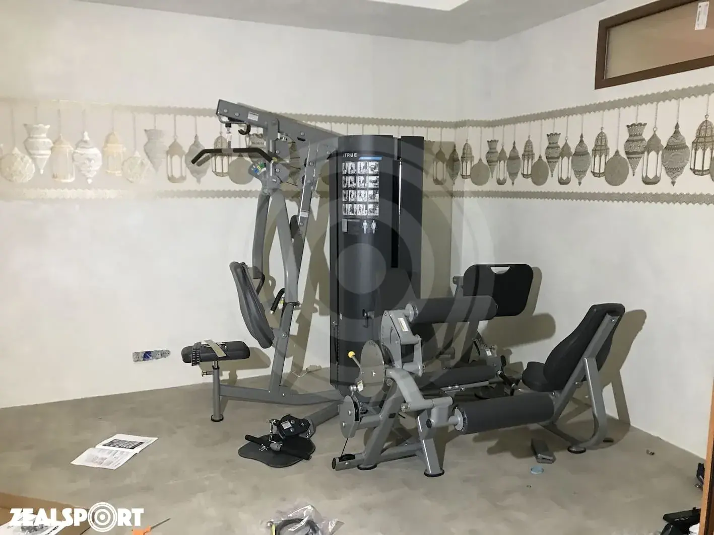СПОРТЗАЛ В ЧАСТНОМ ДОМЕ 26м²