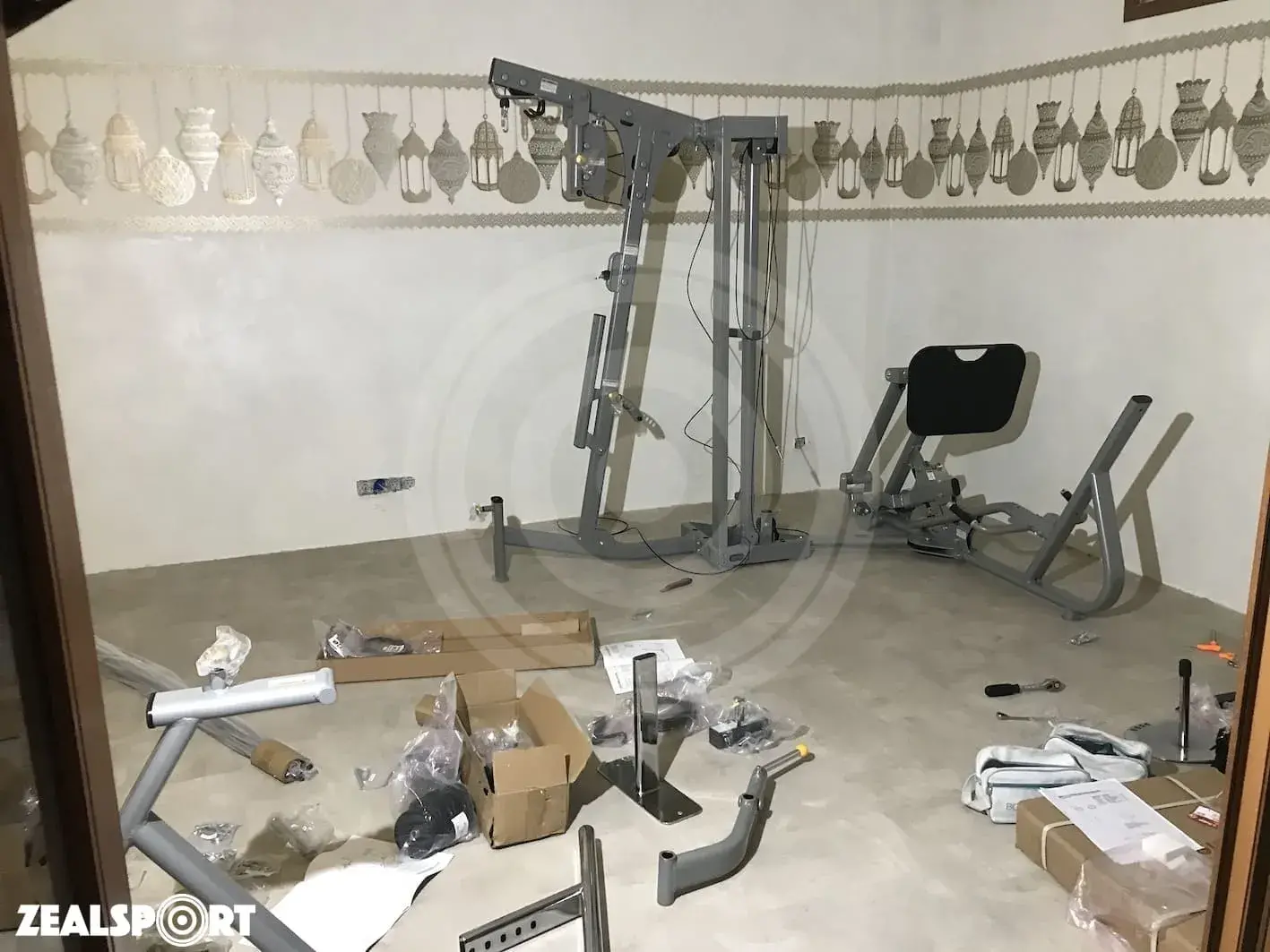 СПОРТЗАЛ В ЧАСТНОМ ДОМЕ 26м²