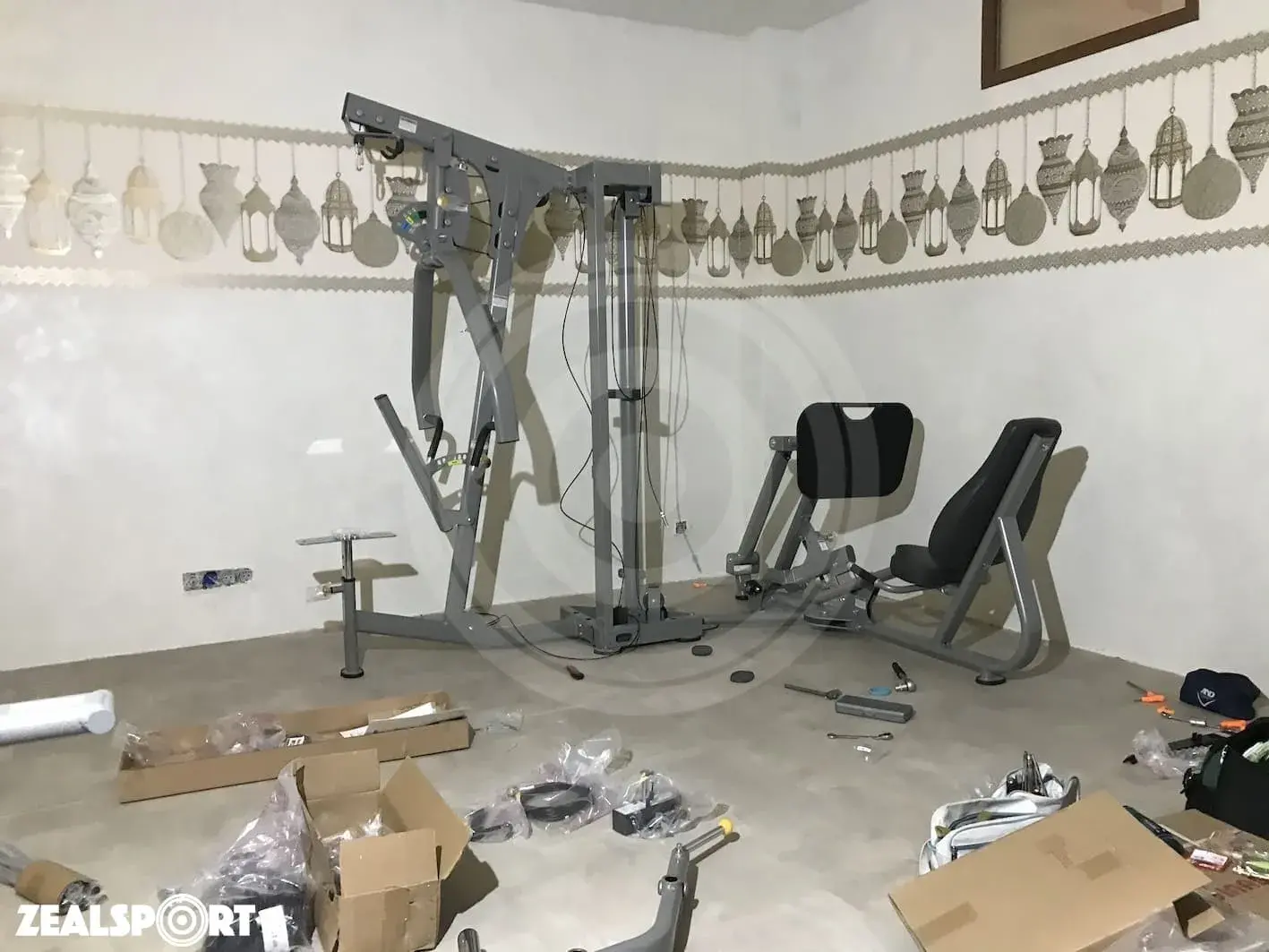 СПОРТЗАЛ В ЧАСТНОМ ДОМЕ 26м²