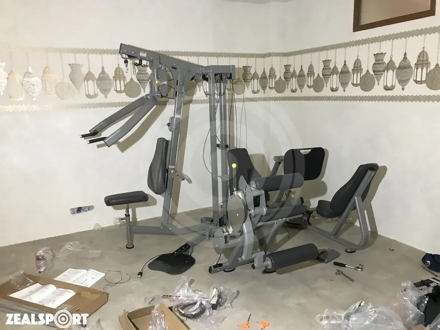 СПОРТЗАЛ В ЧАСТНОМ ДОМЕ 26м²