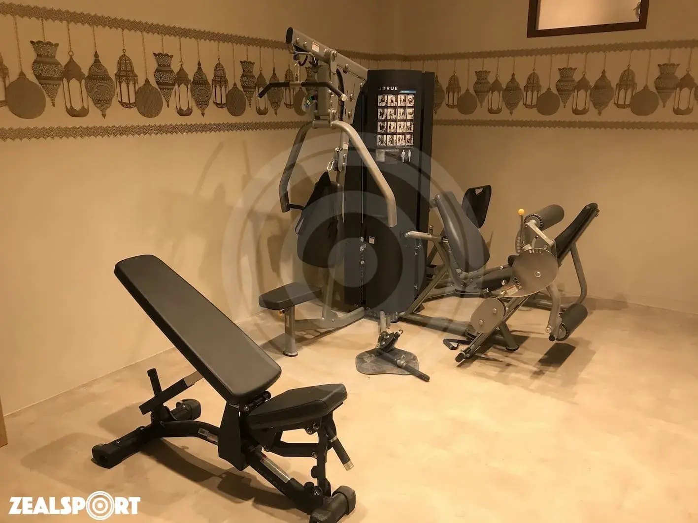 СПОРТЗАЛ В ЧАСТНОМ ДОМЕ 26м²