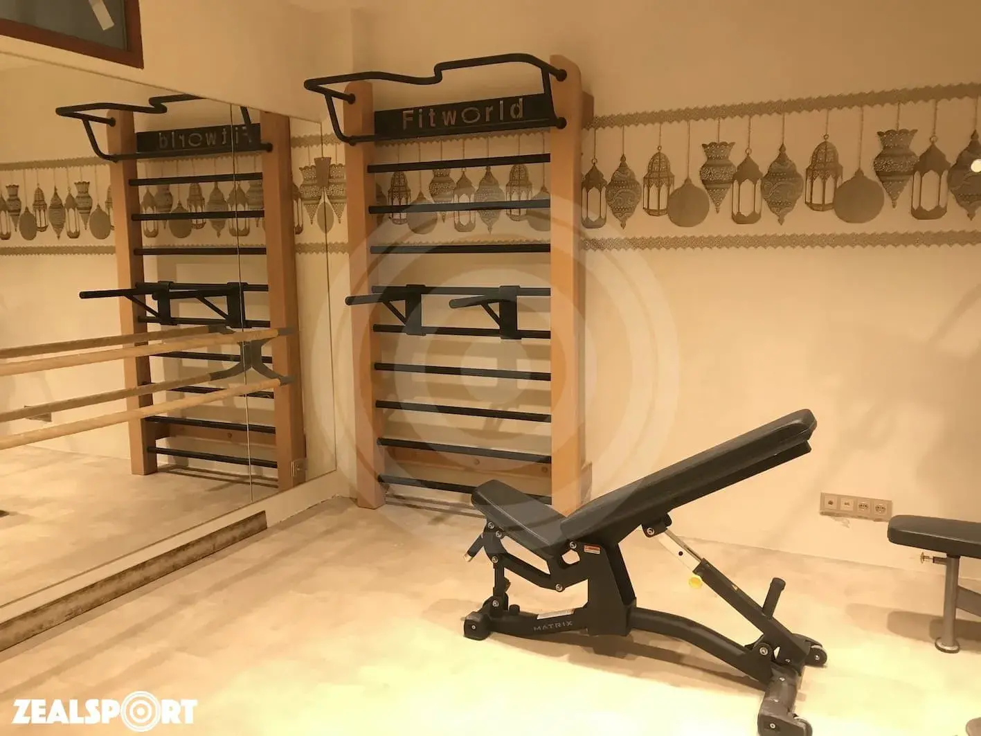 СПОРТЗАЛ В ЧАСТНОМ ДОМЕ 26м²