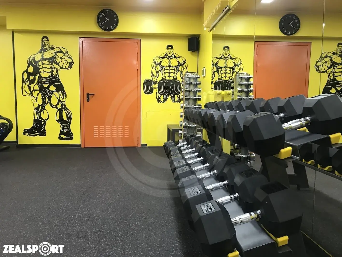 СПОРТЗАЛ В ЧАСТНОМ ДОМЕ 42м²