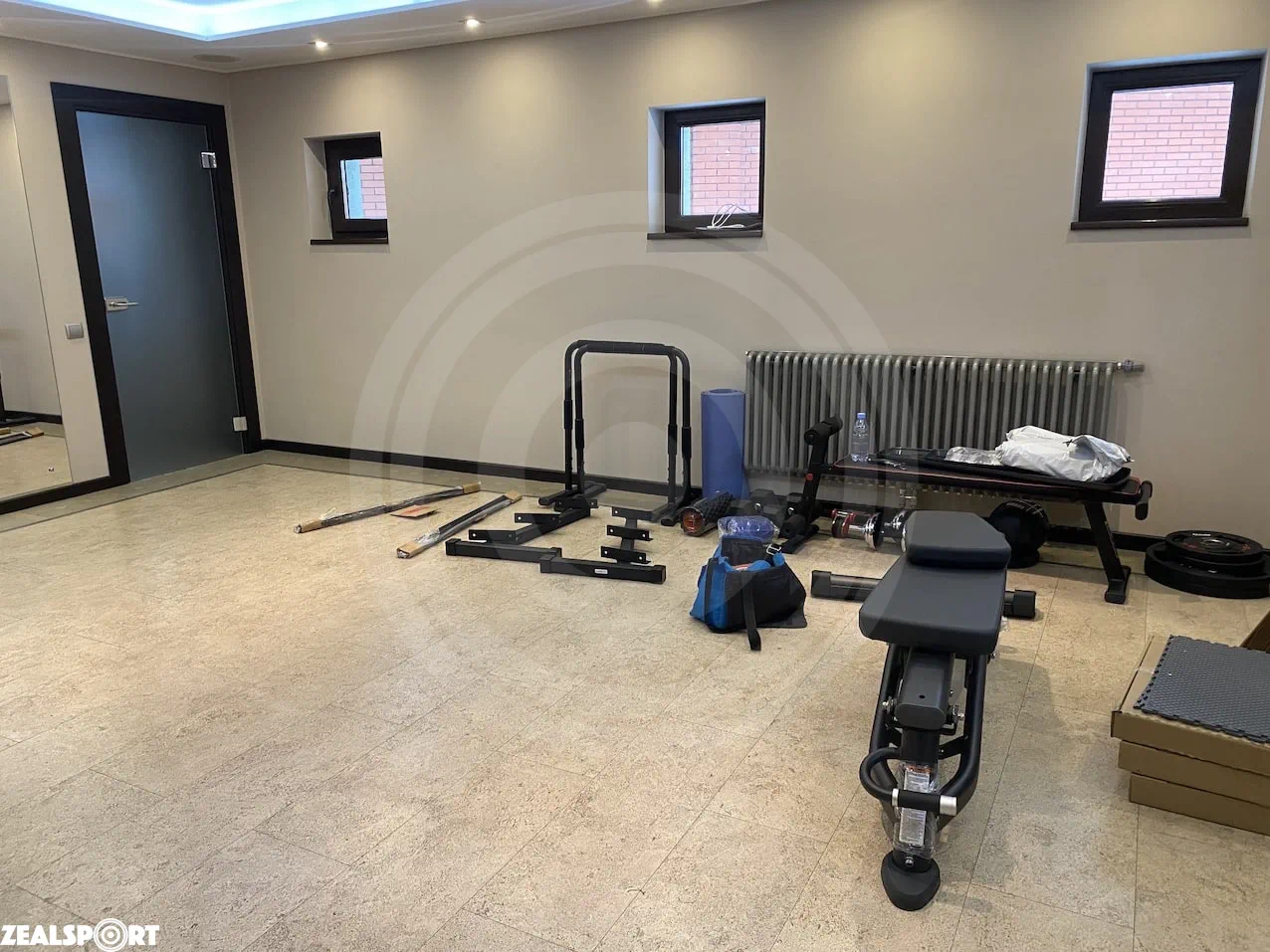 Монтаж тренажеров в домашнем спортзале